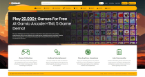 Gamio Arcade HTML 5 Game Portal PHP Script Screenshot 9