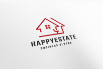 Happy Real Estate Logo Screenshot 4