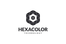 Hexagon Colorful Logo Template Screenshot 3