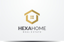 Hexagon Home logo template Screenshot 1