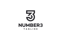 Three Number 3 Logo Screenshot 3