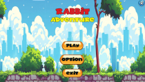 The Rabbit Adventure  - HTML5 Game Construct 3 Screenshot 1