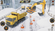 Snow Excavator Machine Construction Unity Screenshot 5