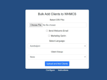 WHMCS Bulk Client Import Script Screenshot 2