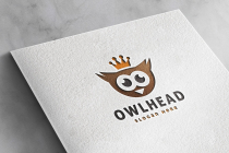 Cute Owl Head Logo Screenshot 2