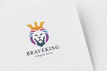 Brave King Lion Logo Screenshot 3