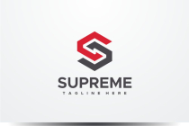 Supreme  Letter S Logo Template Screenshot 1