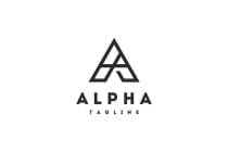 Alpha Letter A Logo Screenshot 3