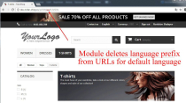 Delete Language Prefix PrestaShop module Screenshot 3