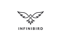 Infinity Bird Logo Template Screenshot 2