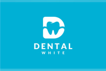 Dental White Letter D DW Logo Screenshot 2