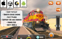 City Train Driver Simulator - Unity source code Screenshot 1