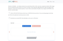 JPG to PNG Converter with Admin Dashboard Screenshot 1