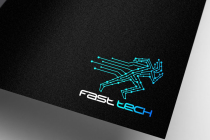 Fast Human Power Technology Logo Design Screenshot 2