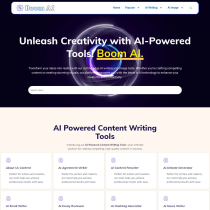 Boom AI - AI Tools WordPress Plugin And Theme Screenshot 3