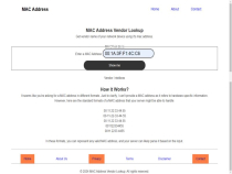 MAC Address Vendor Lookup Screenshot 3