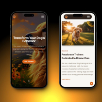 Canis Dog Training Services HTML Website Template Screenshot 2