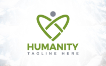 Creative Heart Humanity Logo Design Screenshot 1