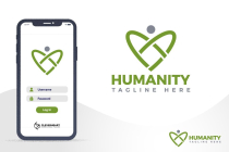 Creative Heart Humanity Logo Design Screenshot 5