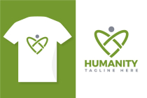 Creative Heart Humanity Logo Design Screenshot 6