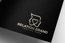 Unisex Man And Woman Beauty Relation Logo Design Screenshot 2