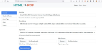 HTML to PDF Converter Screenshot 4