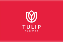 Tulip Flower Logo Template Screenshot 2