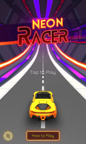 Neon Racer - Exclusive Unity Game Template Screenshot 1