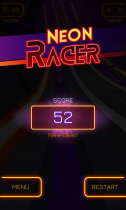 Neon Racer - Exclusive Unity Game Template Screenshot 4