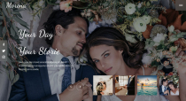 Morena Photography - Wedding HTML Template  Screenshot 1