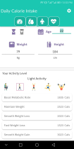 BMI Calculator - Android App Template Screenshot 2