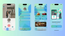 Food Delivery App Glass Morpic - iOS17  SwiftUI Screenshot 3