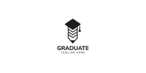 Graduate Education Logo Design Template Screenshot 2