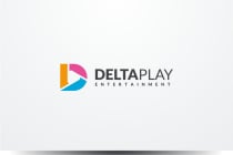 Delta Play Letter D Logo Screenshot 1