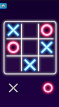 Tic Tac Toe 2D Glow Game Unity Source Code Screenshot 4