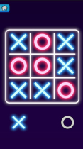 Tic Tac Toe 2D Glow Game Unity Source Code Screenshot 7