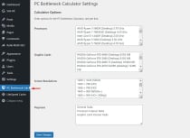 Bottleneck Calculator Plugin For Wordpress Screenshot 2