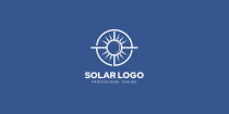 Solar Sun Logo Template Screenshot 2