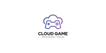 Cloud Game Logo Design Screenshot 3