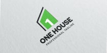 One House Real Estate Logo Design Screenshot 1