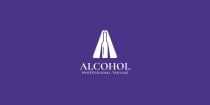 A Letter Alcohol Logo Design Screenshot 2