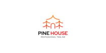 Pine House Logo Template Screenshot 3