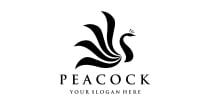 Peacock Logo And Symbol Vector Screenshot 1