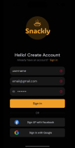 Snackly- Flutter Application Screenshot 13