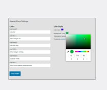WP Plugin  Header Links Screenshot 3