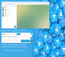 Telegram Saved And Checker Phone Numbers Python Screenshot 4