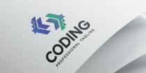 Coding - Modern Tech Logo Design Screenshot 1