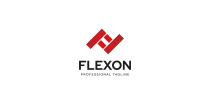 F Letter Flexon Logo Design Screenshot 2