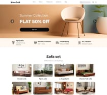 Urban craft - React js eCommerce Website Theme Screenshot 1