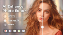 AI Enhancer Photo Editor with AdMob Ads Android Screenshot 2